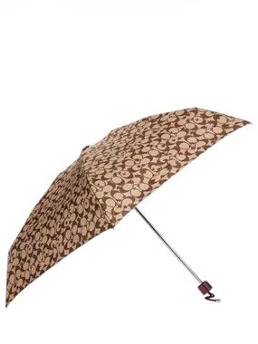 Coach Mini Umbrella With Pop Star Print